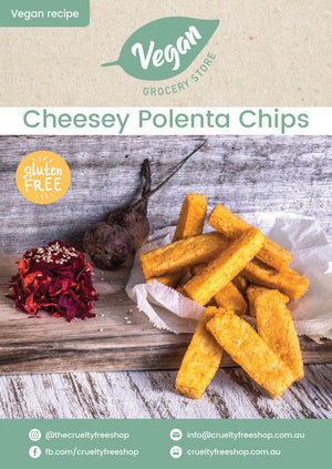 Cheesey polenta chips