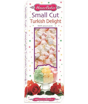 Hazerbaba Turkish Delight Small Cut - Rose, Lemon, Mint 350g