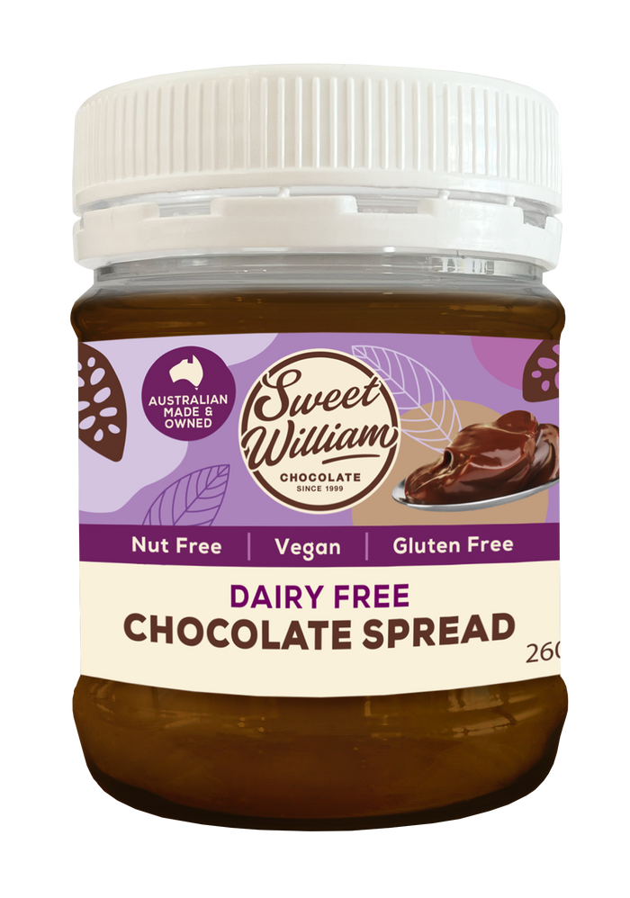 Sweet William Choc Spread (now Soy Free) 260g (cold)