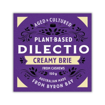 Dilectio Vegan Creamy Brie Cheese 150g (cold)
