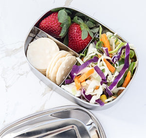 Ever Eco Stainless Steel Bento Snack Box 3 Compartments