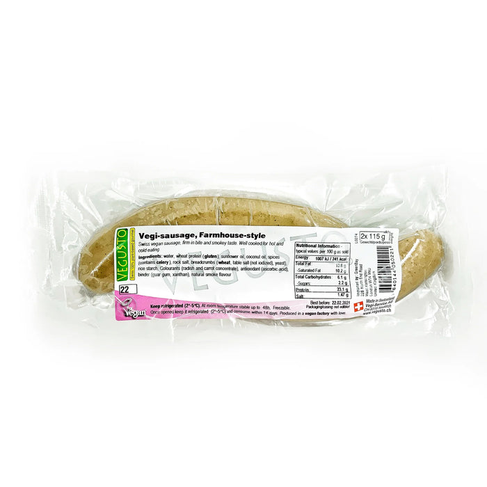 Vegusto Farmhouse Sausages 230g (cold)
