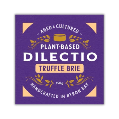 Dilectio Vegan Truffle Brie Cheese 150g (cold)