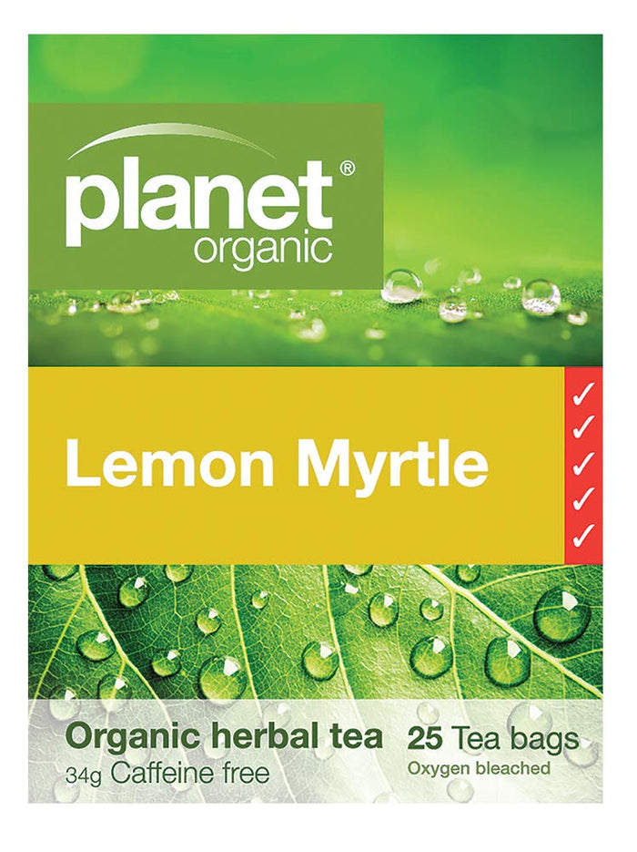 Planet Organic Lemon Myrtle Herbal Tea 25pk