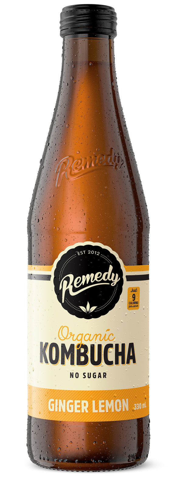 Remedy Ginger & Lemon Kombucha 330ml