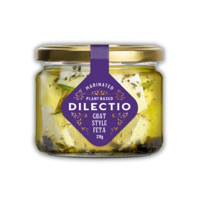 Dilectio Vegan Marinated Goat Style Cheese 320g (cold)