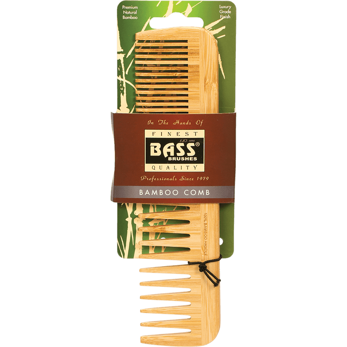 Bamboo Hair Comb Pocket Large Tooth