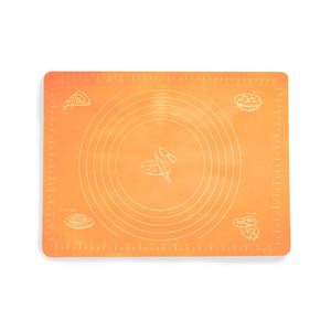 Brush It On Baking Mat- Silicone - Orange