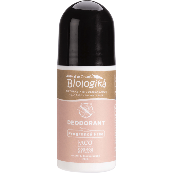 Biologika Deodorant - Roll On Fragrance Free 70ml