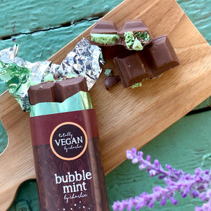 Totally Vegan By Charlie Bubble Mint Chocolate Bar 105g