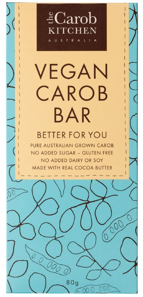 The Carob Kitchen Carob Bar Vegan 80g (cold)