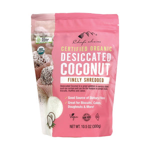 Chefs Choice Organic Coconut - Desiccated Fine 300g