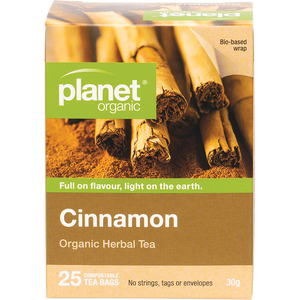 Planet Organic Cinnamon Herbal Tea 25pk