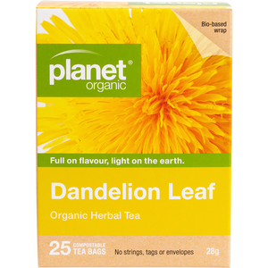 Planet Organic Dandelion Leaf Herbal Tea 25pk