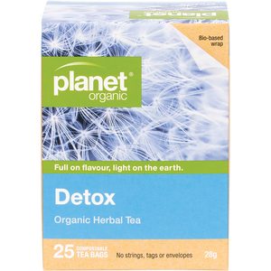 Planet Organic Detox Herbal Tea 25pk