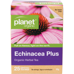 Planet Organic Echinacea Plus Herbal Tea 25pk
