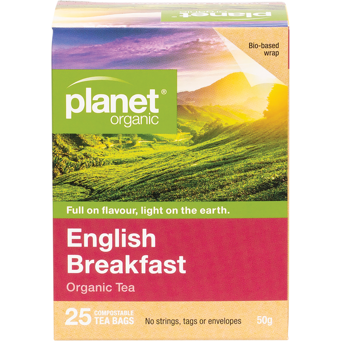 Planet Organic English Breakfast Herbal Tea 25pk