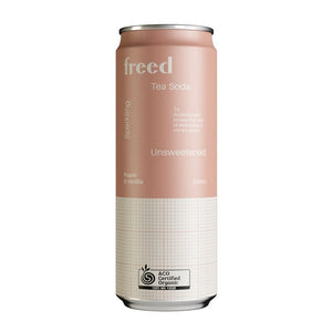 Freed Beverages Organic Sparkling Tea Soda - Peach & Vanilla 330ml