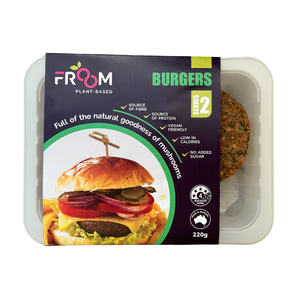Froom Mushroom Burger 2pk 220g (cold)