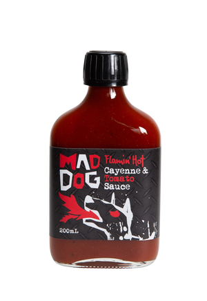 Mad Dog Sauces - Flamin’ Hot Cayenne & Tomato Sauce 200ml