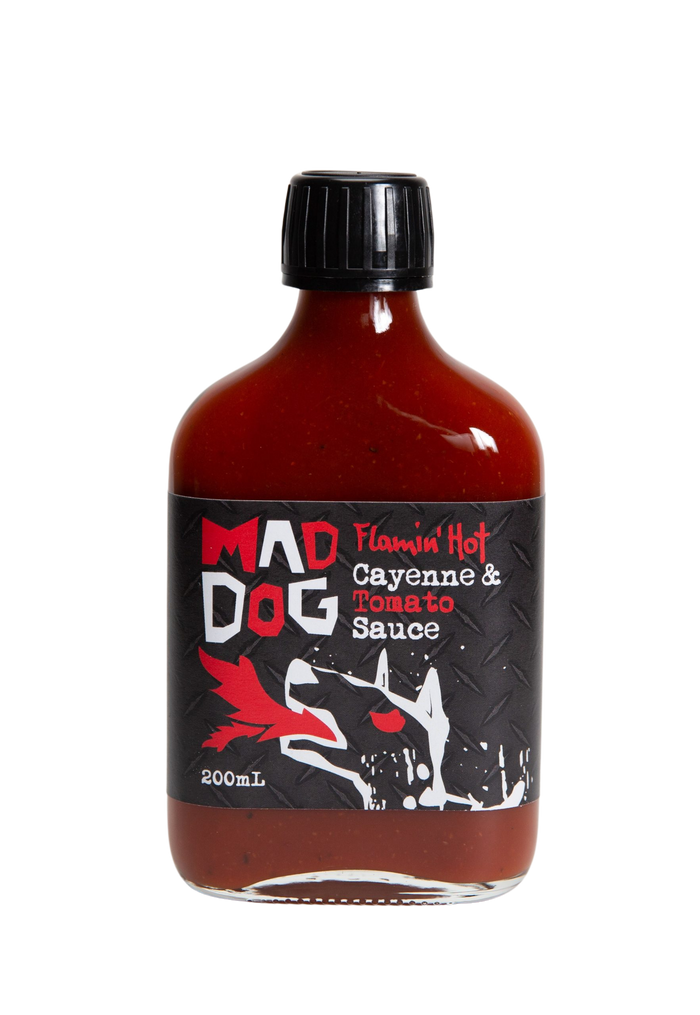 Mad Dog Sauces - Flamin’ Hot Cayenne & Tomato Sauce 200ml