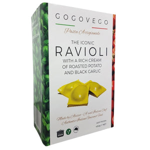 Gogo Vego Potato and Black Garlic Ravioli 450g (cold)