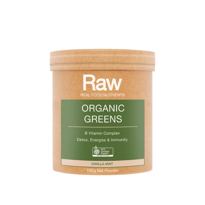 Amazonia Organic Greens Vanilla Mint 100g