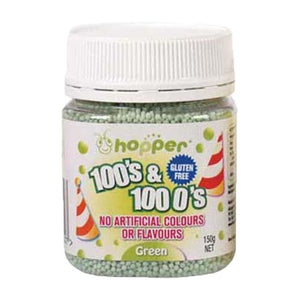 Hopper Hundreds & Thousands Green 150g