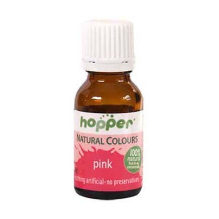 Hopper Natural Food Colouring Pink 20g