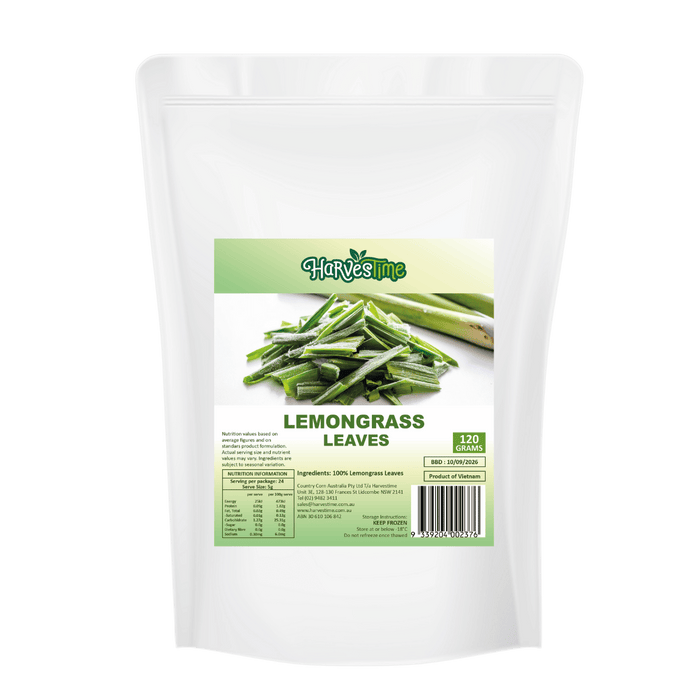 Harvestime Lemongrass Leaves 120g (cold)