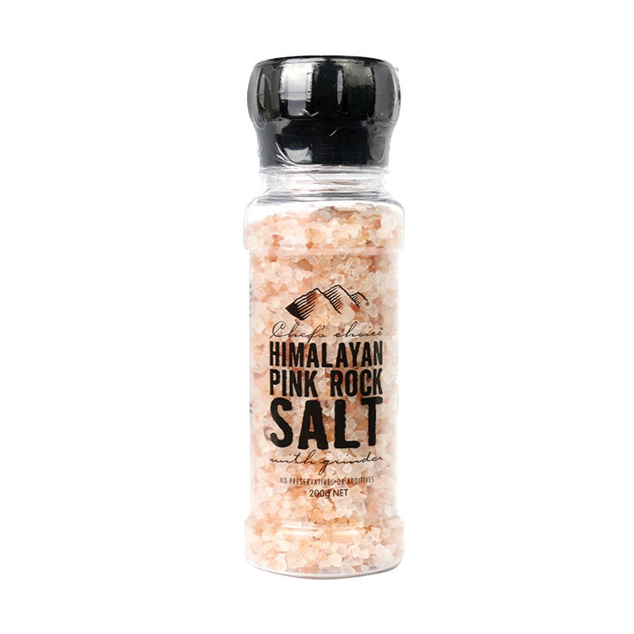 Chefs Choice Salt - Himalayan Pink Rock in Grinder 200g