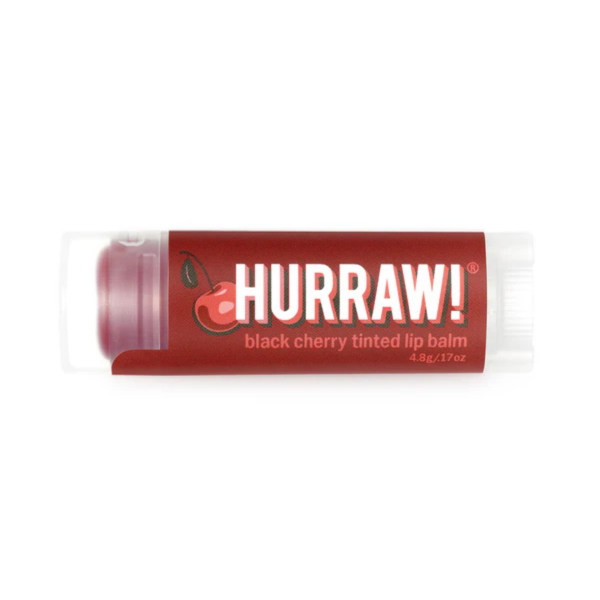 Hurraw Tinted Lip Balm - Black Cherry