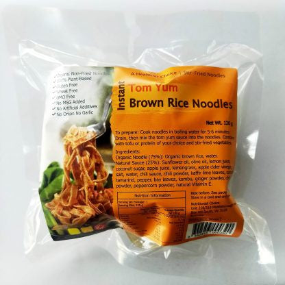 Nutritionist Choice Instant Tom Yum Brown Rice Noodles 120g