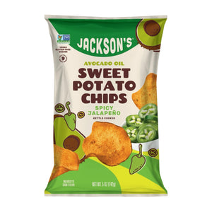 Jackson's Avocado Oil Sweet Potato Chips - Spicy Jalapeno 142g
