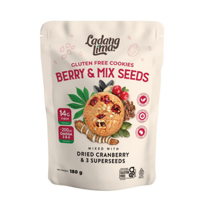 Ladang Lima GF Pumpberry Cranberry & Seed Mix Cookies 180g