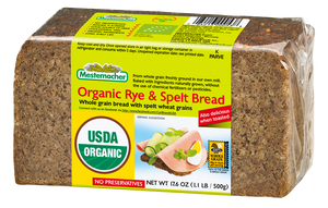 Mestemacher Organic Rye & Spelt Bread 500g (cold)