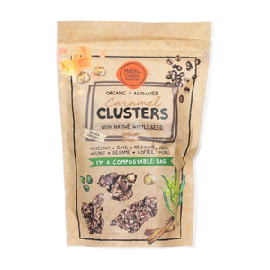 Mindful Foods Caramel Clusters Native Wattle Seed Organic & Activated 200g