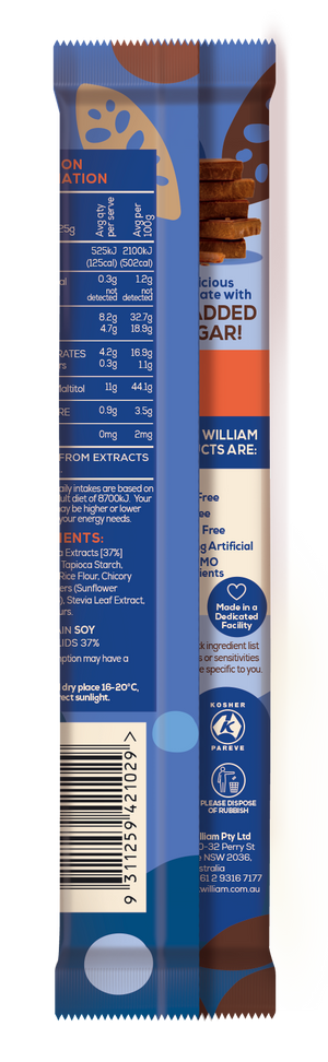 Sweet William Mylk Chocolate (No Added Sugar) 50g (cold)