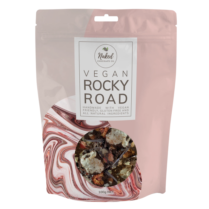 Naked Chocolate Co Dark Choc Rocky Road 100g