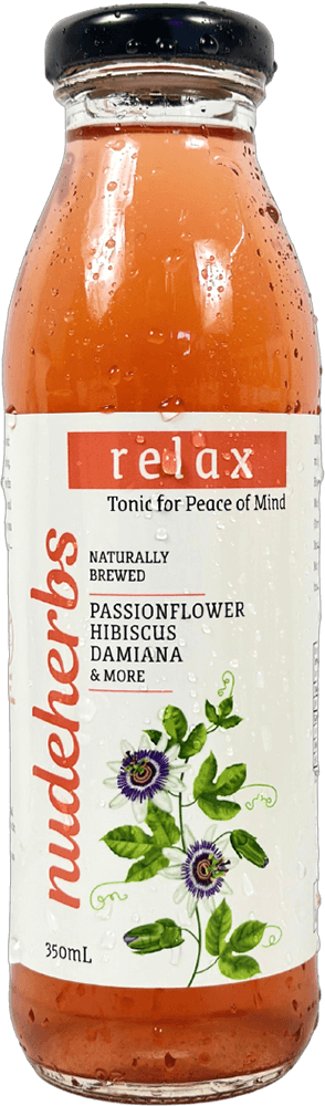 Nude Herbs Herbal Tonic - Relax 350ml (Natural Mango flavour) (cold)