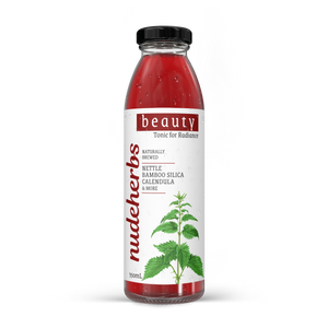 Nude Herbs Herbal Tonic - Beauty 350ml (Natural Pomegranate & Raspberry flavour) (cold)