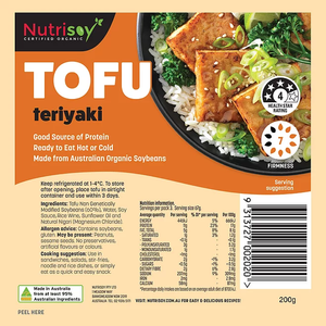 Nutrisoy Tofu - Teriyaki Tofu 200g (cold)