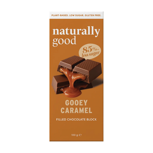 Naturally Good Filled Chocolate Block - Gooey Caramel 100g (cold)