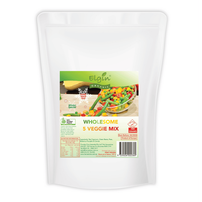 Elgin 5 Veggies Mix 400g (cold)
