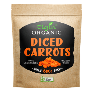 Elgin Organic Carrot Diced 600g (cold)
