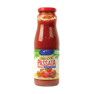Chefs Choice Organic Passata - Rustica Crushed Tomatoes 680g