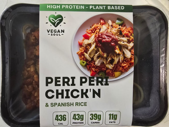 Vegan Soul Peri Peri Chickn & Spanish Rice 230g (cold)