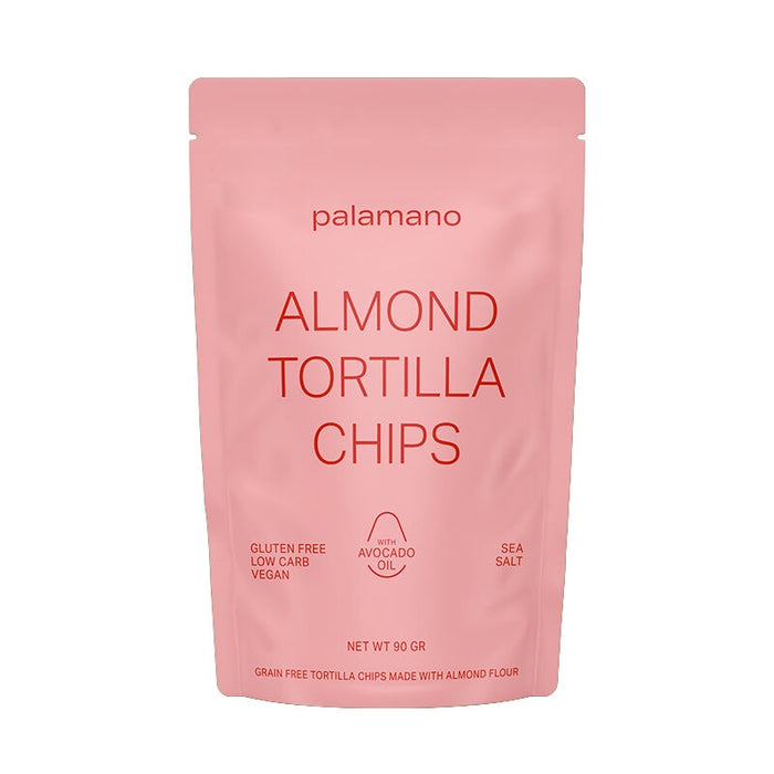 Palamano Almond Tortilla Chips - Sea Salt  90g