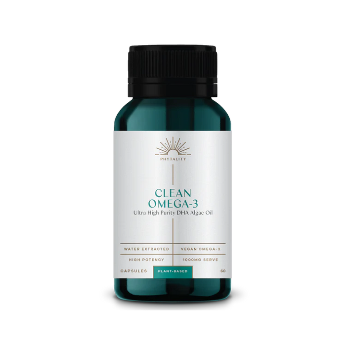 Phytality Nutrition Clean Omega-3 Vegan DHA Algae Oil 500mg 60 Veg Caps