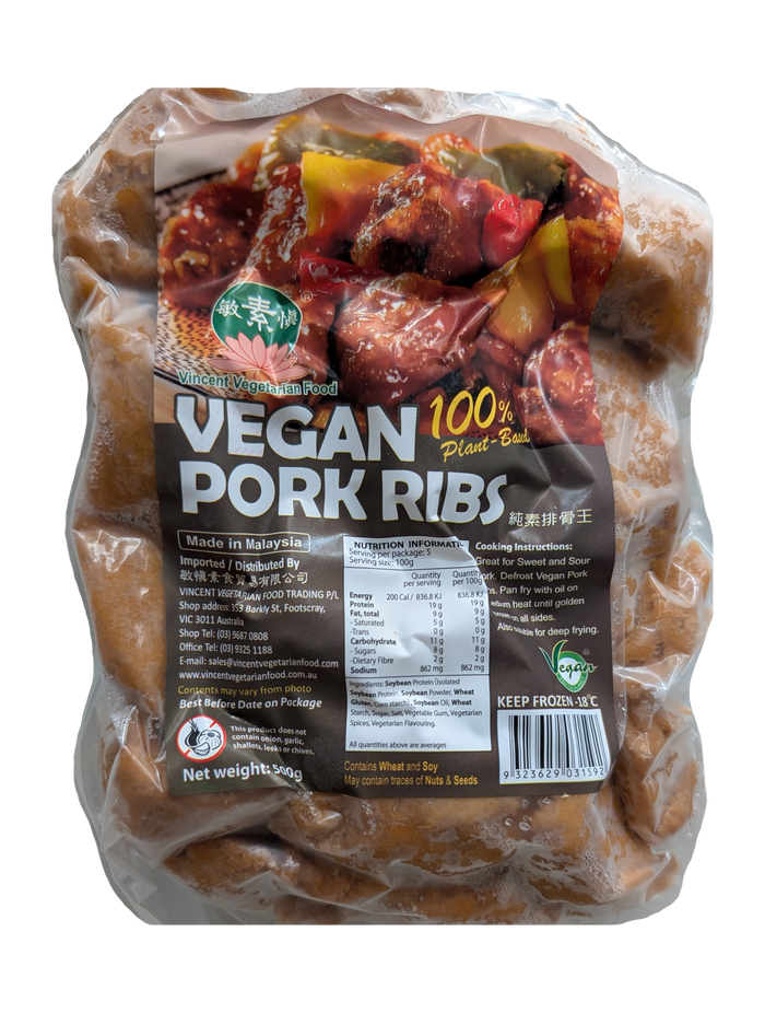 Vincent Pork Ribs 500g (cold)